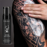 207ml Tattoo Foam Tattoo Aftercare Cleaning Mousse, Tattoo Cleaner Skin Cleaning for after Tattoos, Tattoo Lotion Cream Tattoos Color Enhancement Brightening