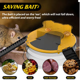 Bucket Mouse Trap, Auto-Reset Mouse Rat Traps, Humane Bucket Lid Mice Traps, Cat-Shaped Mouse Trap 5 Gallon for Barn Warehouse Outdoor Indoor