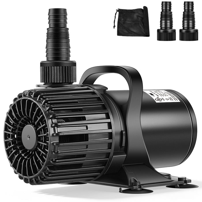 VIVOHOME Electric 100W 1600GPH Submersible Water Pump for Koi Pond Pool Waterfall Fountains Fish Tank and Aquarium
