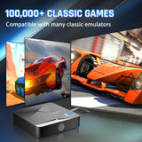 Kinhank 256G Super Console X2 with 100,000+ Classic Games,Retro Video Game Consoles Compatible with 60+ Classis Emulators, S902X2 Chip, Android TV 9.0&Emuelec 4.5 Systems in One, 2 Controllers