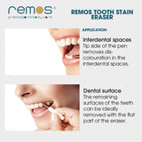 REMOS Tooth stain eraser - polisher for discolourations by tobacco, tea, coffee & wine