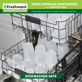 Freshware Plastic Deli Containers 32 oz, 64 ounce, 64 oz, 12-Set