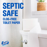 Scott ComfortPlus Toilet Paper, 36 Mega Rolls (2 Packs of 18), 425 Sheets per Roll, Septic-Safe, 1-Ply Toilet Tissue