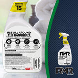 RMR - Tub and Tile Cleaner, Mold & Mildew Stain Remover, Industrial-Strength, No-Scrub Foam Cleaner, Modern Orchard Scent, 32 Fl Oz