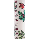 Alison Gardiner Famous Illustrator Unique Advent Festive Candles - Designed in England - Holly and the Ivy