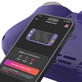 CRKD Nitro Deck Limited Edition with Carry Case - Professional Handheld Deck with Zero Stick Drift for Nintendo Switch and Switch OLED (Retro Purple - Nostalgia Collection)