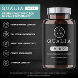 NEUROHACKER COLLECTIVE Qualia Mind Nootropics - Top Brain Supplement for Memory, Focus, Mental Energy, & Concentration with Ginkgo biloba, Alpha GPC & More | (35 ct.) 2-Pack