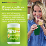 Patriot Power Greens – Berry Flavor, 60 Servings – Lot of 3 – Non-GMO, Vegan-Friendly Superfood Powder