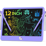 Hockvill LCD Writing Tablet for Kids 12 Inch, Kids Learning Toys Drawing Pad for Girls Boys, Unicorn Doodle Board for Toddlers 3 4 5 6 7 8 Year Old Travel Essentials, Christmas Birthday Gift for Kids