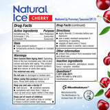 Mentholatum Natural Ice Cherry Flavor Medicated Lip Balm, Hydrating Lip Care for Dry, Chapped Lips, Moisturizing Formula with SPF 15 Helps Prevent Sunburn, Protection for Smooth, Soft Lips (12 pack)