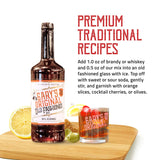 Gary's Old Fashioned Mix, Premium Non Alcoholic Cocktail Mixer, Old Wisconsin Tradition Drink Mixer, 64 Cocktails Per Mixer Bottle (32 fl oz) - Gary's Premium Cocktails