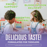 Iron Supplement for Toddlers | Liquid Iron Supplement for Children Ages 1-3 | Iron Supplement for Iron Deficiency | Ferrochel | Sugar Free | Vegan | Non-GMO | Gluten Free | 2 Fl Oz
