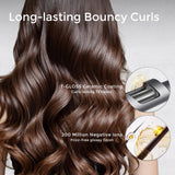 Cordless Automatic Curling Iron - TYMO Rotating Hair Curler 1 Inch Rechargeable with 60Min Runtime, 1.5H Fast Charge, 65W Corded Instant Use, Ceramic Curling Wand with 200M Ions for Curls Beach Waves