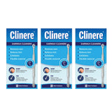 Clinere® Ear Cleaners, 10 Count, (Pack of 3) Earwax Remover Tool Safely and Gently Cleaning Ear Canal at Home, Ear Wax Cleaner Tool, Itch Relief, Ear Wax Buildup, Works Instantly, Earwax Cleaners