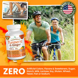 Natural Joint Support Supplement with Turmeric & Ginger – 90 Capsules