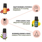 Folkulture Fragrance Oil for Diffuser, Set of 6 Premium Essential Oils Set for Diffusers for Home, Aromatherapy Diffuser Oil Scents - Patchouli, Jasmine, Rose, Apple Tree, Oud, Cedar Mothers Day Gifts