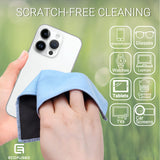 Microfiber Cleaning Cloths - 10 Pack - 6.6 x 6.2" - Double-sided Cleaning Cloths - Microfiber and Suede Cloth for Smartphones, LCD TV, Tablets, Laptop Screens, Camera Lenses and Other Surfaces