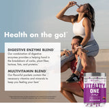 NutraOne VitalityOne On The Go Complete Multivitamin, Probiotic and Enzyme Blend Orange Cream – 30 Servings