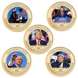 2024 Donald Trump Campaign Attack Commemorative Coin Set in Bag, Supports Trump Gift