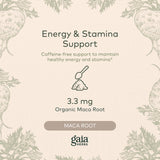 Gaia Herbs Maca Powder - Natural Energy Supplement - Supports and Maintains Healthy Energy and Stamina - Made with USDA Certified Organic Maca Root (Lepidium meyenii) - 16 Oz (138-Day Supply)