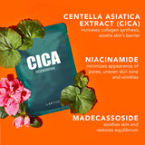 LAPCOS Cica Sheet Mask, Daily Face Mask with Cantella Plant Extract to Regenerate and Revitalize Skin, Korean Beauty Favorite, 5-Pack
