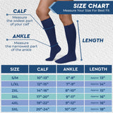 TheraMagic™ Zipper Compression Socks for Men & Women, 20-30mmHg Closed Toe Graduated Zippered Compression Stocking