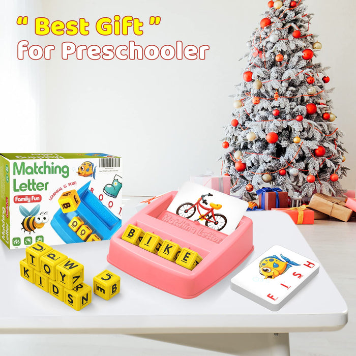NARRIO Educational Toys for 3-5 Year Old Girls Gifts, Matching Letter
