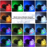 Brizled RGB Christmas Lights, 66ft 200 LED Color Changing Christmas Light with Remote, Dimmable Christmas Lights Outdoor Indoor Waterproof Halloween String Light, Xmas Tree Lights for Christmas Party