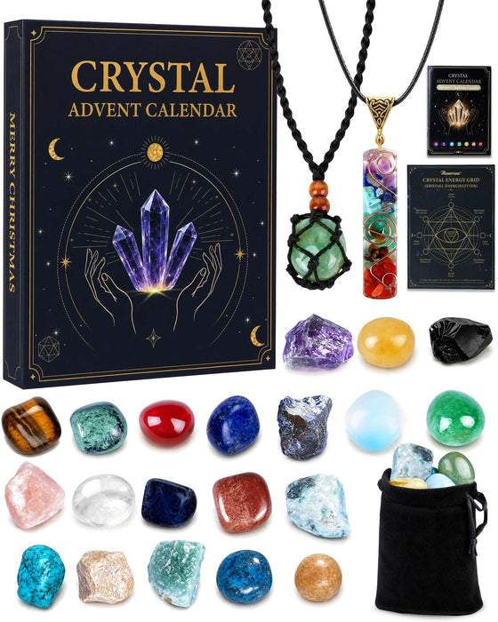 Crystal Advent Calendar 2026 for Women, 24-Day Christmas Countdown Calendar
