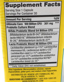 Renew Life, Ultimate Flora Care Probiotic 100 Billion, 30 Count