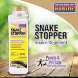 Bonide Snake Stopper Snake Repellent, 1.5 lbs Ready-to-Use Granules, Outdoor Deterrent for Snakes, Lizards, Iguanas