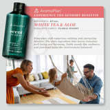 Aromaplan Hotel Scents White Tea & Aloe 5 Fl Oz, Home Luxury Aroma & Hotel Collection Diffuser Oil- Hotel Diffuser Oil for Aromatherapy- USA Made, Bigger Bottle, Bolder Aroma & Longer Lasting