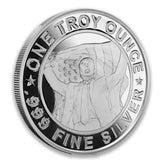 Generic 1 oz 2024 Trump Survives : Fight fight fight! Silver Round