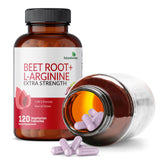 Futurebiotics Beet Root + L-Arginine 2000 MG, Non-GMO, 120 Vegetarian Capsules (Packing may vary)