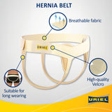 URIEL Double Inguinal Hernia Belts for Men Easily Adjustable, Breathable Fabric, Velcro Straps Hernia Truss Support for Double Inguinal Hernia Post Surgery Relief, Medical Grade Support, Medium