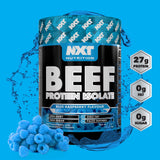 NXT Beef Protein Isolate 540g - High Protein Powder in Natural Amino Acids - Paleo, Keto Friendly - Dairy and Gluten Free | 540g (Blue Raspberry)