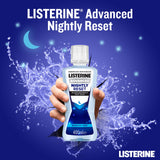 LISTERINE Advanced Nightly Reset milder Geschmack (400 ml), Mundspülung zur Reminalisierung des Zahnschmelzes, bekämpft über Nacht die Spuren des Tages und reinigt tiefenwirksam