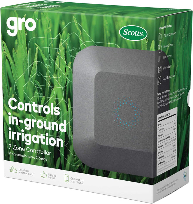 SCOTTS In-ground Irrigation 70001 Gro 7 Zone Controller