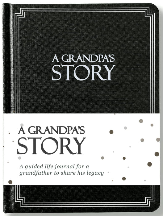 Grandpa's Life Story Journal (Hardcover): A Meaningful Keepsake for Grandpa to Share His Journey and Memories, Book Includes 250+ Prompt Questions, Sentimental Grandpa Gifts Idea, Sentimental Gifts for Grandpa for Father's Day, Birthday & Christmas