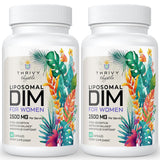 Thryvythystle Liposomal DIM Supplement, 400 mg per Serving – Diindolylmethane with Vitamin E & Evening Primrose, Supports General Wellness, 2-Pack, Vegetarian