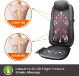 Snailax Back Massager with Heat, Shiatsu Massage Chair Pad for Back Pain, Rolling Kneading Massage Seat Cushion, Gifts for Women/Men, Stress Relax at Home Office