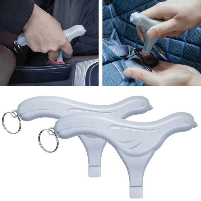 Doytn Buckle Release Tool - Compatible with Baby Car Seat, Stroller, Vehicle Buckle & Other Push Button Device - Easy Buckle Release Aid for Arthritis, Long Nails & Elderly (Pack of 2)