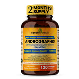 Sandhu Herbals Andrographis Paniculata Kalmegh for Immune and Liver Health Support| 120 Vegetarian Capsules, 2 months supply| Ayurvedic Herbal Vegetarian Supplement Complex, Made in the USA