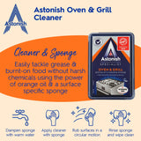 ASTONISH Specialist Oven & Grill Cleaner & Sponge, 250g