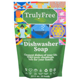 Truly Free Automatic Dishwasher Detergent Powder - Concentrated Dishwashing Detergent, Dish Soap, Hard Water Stain Remover, Kitchen Cleaning Supplies, No Harmful Ingredients - 12.5 oz (Pack of 1)