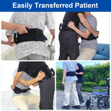 Gait Belts Transfer Belt for Seniors with Handles, MKEFMEI Gate Belt for Elderly, Walking Belt for Elderly Physical Therapy with Quick Release Buckle Anti-Slip Design Lift Belts (7 Handles)