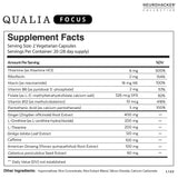 Qualia FOCUS Brain Booster Supplement | A Powerful Nootropic Designed to Deliver Sustained Mental Energy, Alertness, Concentration & Memory | With Ginkgo Biloba, L-Theanine Plus 40 ct