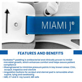 Ossur Miami J Cervical Neck Collar - Relieves Pain & Pressure on Spine | C-Spine Vertebrae Immobilizer | Semi-Rigid Pads for Patient Comfort | MJ-300 Short