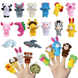 Christmas Advent Calendar 2024 for Kids 24 Days Christmas Countdown Calendar with 24 Pcs Animal Finger Puppets Plush Toys Christmas Party Favors Xmas Gifts for Toddler Boys Girls Children Teens