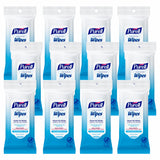 PURELL Hand Sanitizing Wipes, Clean Refreshing Scent, 20 Count Travel Pack (Pack of 12), 9124-12-CMR